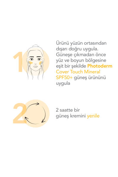 Bioderma Photoderm Cover Touch Very Light Kapatıcı Etkili Mineral Güneş Koruyucu 40 gr - 5