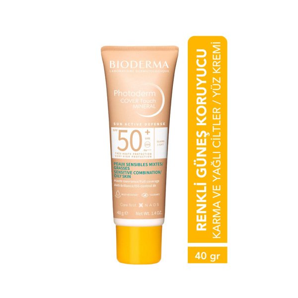 Bioderma Photoderm Cover Touch Very Light Kapatıcı Etkili Mineral Güneş Koruyucu 40 gr - 2