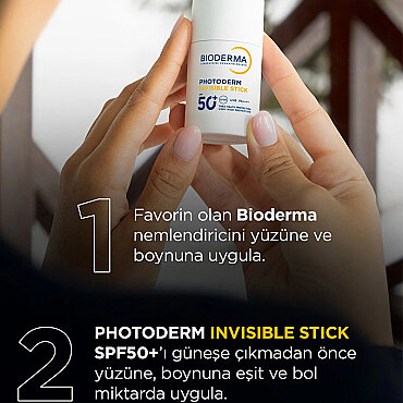Bioderma Photoderm Invisible Stick SPF50+ Stik Formda Güneş Kremi 15 gr - 4