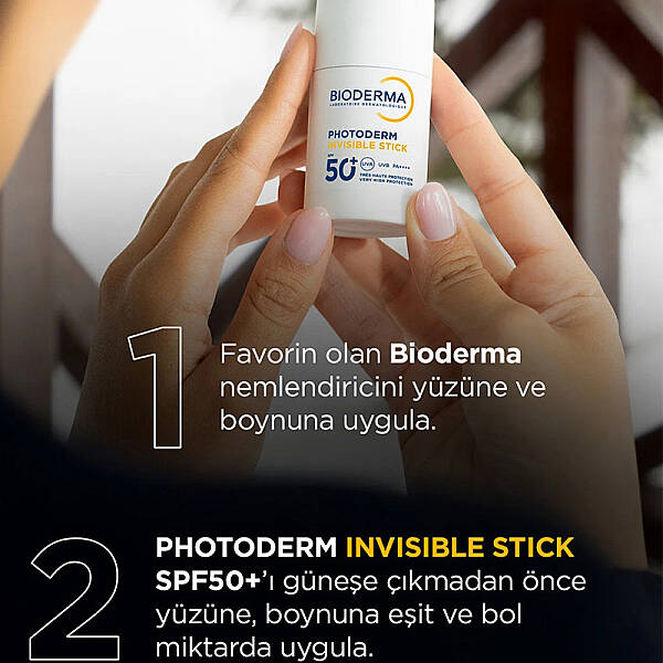 Bioderma Photoderm Invisible Stick SPF50+ Stik Formda Güneş Kremi 15 gr - 4