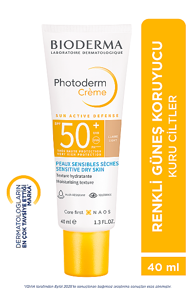 Bioderma Photoderm Kuru Ciltler İçin Güneş Koruyucu Krem Light SPF50+ 40 ml - 2