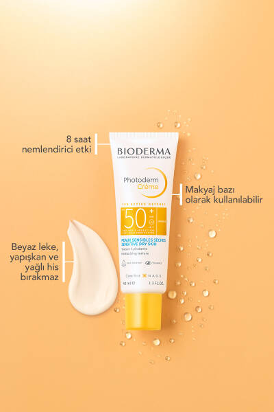 Bioderma Photoderm Kuru Ciltler İçin Güneş Koruyucu Krem Renksiz SPF50+ 40 ml - 6