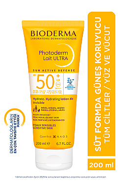Bioderma Photoderm Lait SPF50+ Güneş Koruyucu Krem 200 ml - Bioderma (1)