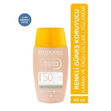 Bioderma Photoderm Nude Touch Very Light SPF50+ Renkli Güneş Koruyucu Krem 40 ml - Bioderma (1)