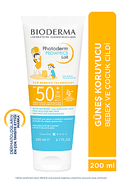Bioderma Photoderm Pediatrics Lait SPF50+ Güneş Koruyucu 200 ml PUANSIZDIR - Bioderma (1)