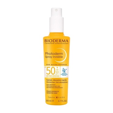 Bioderma Photoderm Tüm Ciltler için Sprey Form SPF50+ Yüksek Korumalı Güneş Kremi 200 ml - Bioderma