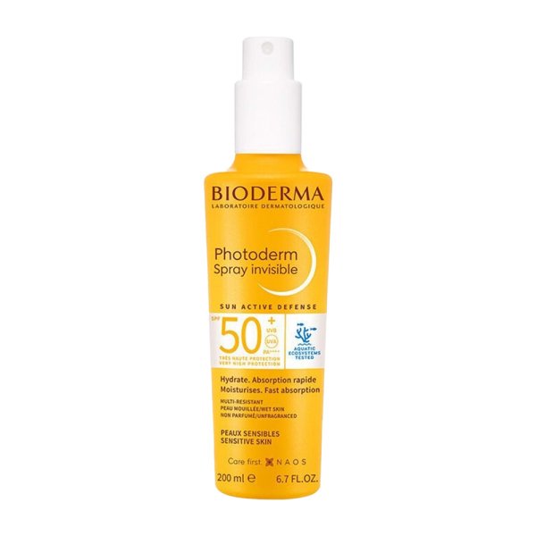 Bioderma Photoderm Tüm Ciltler için Sprey Form SPF50+ Yüksek Korumalı Güneş Kremi 200 ml - 1