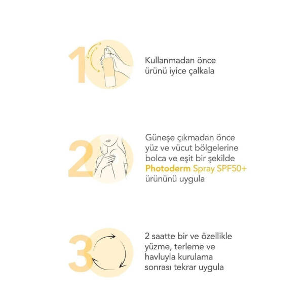 Bioderma Photoderm Tüm Ciltler için Sprey Form SPF50+ Yüksek Korumalı Güneş Kremi 200 ml - 4