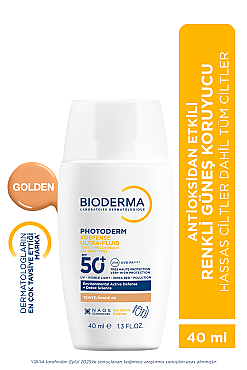Bioderma Photoderm XDefense Spf50+ Tüm Cilt Tipleri Antioksidan Etkili Renkli Güneş Kremi Golden 40 ml - Bioderma (1)