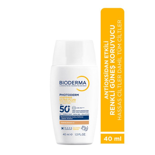 Bioderma Photoderm XDefense Spf50+ Tüm Cilt Tipleri Antioksidan Etkili Renkli Güneş Kremi Golden 40 ml - 2