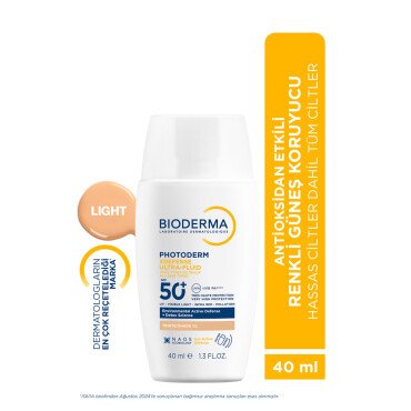 Bioderma Photoderm XDefense Spf50+ Tüm Cilt Tipleri Antioksidan Etkili Renkli Güneş Kremi Light 40 ml - 3