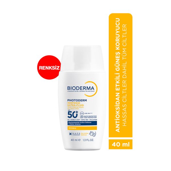 Bioderma Photoderm XDefense Spf50+ Tüm Cilt Tipleri Antioksidan Etkili Renksiz Güneş Kremi 40 ml - 2