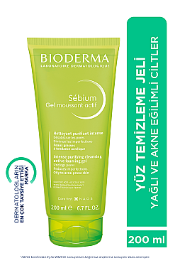 Bioderma Sebium Active Yoğun Arındırıcı Temizleme Jeli 200 ml - Bioderma (1)