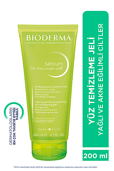 Bioderma Sebium Active Yoğun Arındırıcı Temizleme Jeli 200 ml - 2
