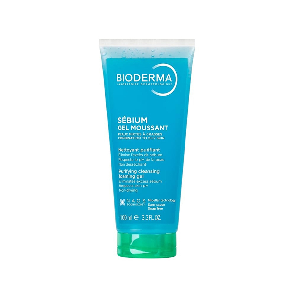Bioderma Sebium Foaming Gel Yüz Temizleme Jeli 100 ml - 1