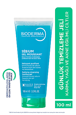 Bioderma Sebium Foaming Gel Yüz Temizleme Jeli 100 ml - Bioderma (1)