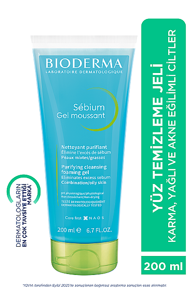 Bioderma Sebium Foaming Gel Temizleme Jeli 200 ml - 2