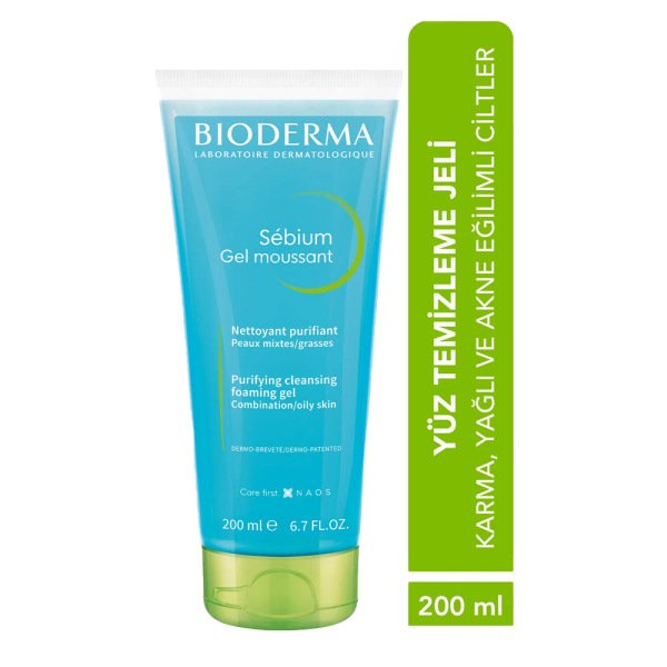 Bioderma Sebium Foaming Gel Temizleme Jeli 200 ml - 2