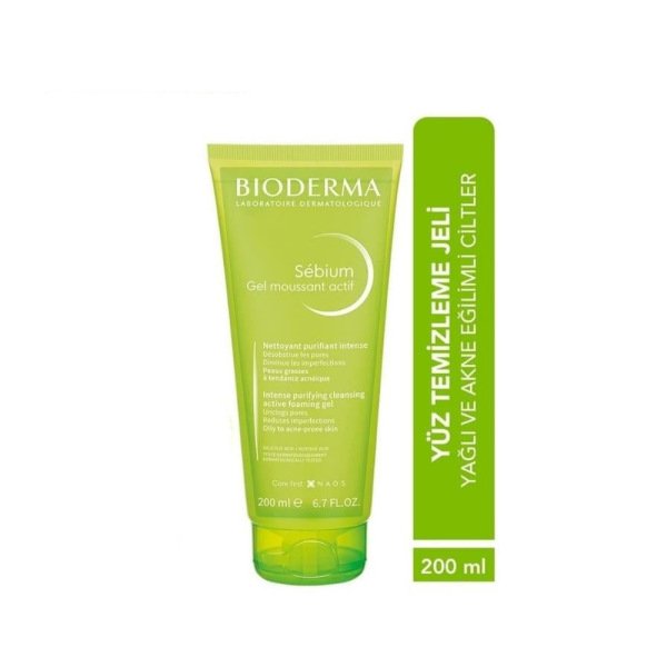 Bioderma Sebium Foaming Gel Active Yüz Temizleme Jeli 200 ml Hediyeli - 2