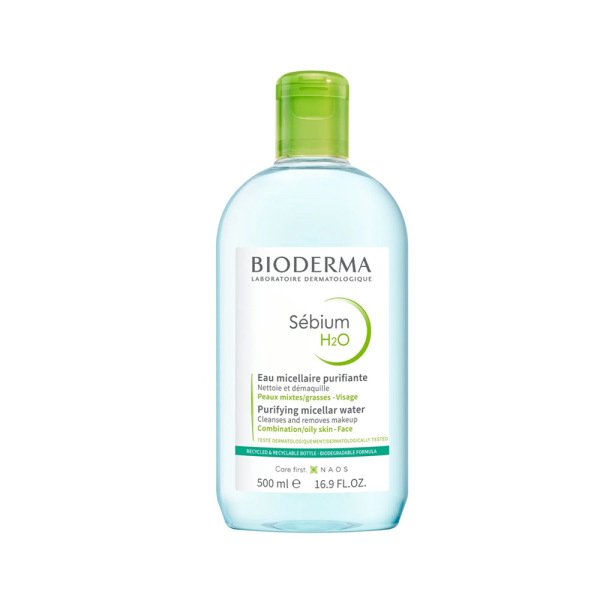 Bioderma Sebium H2O Micellar Yüz ve Makyaj Temizleme Suyu 500 ml - 1