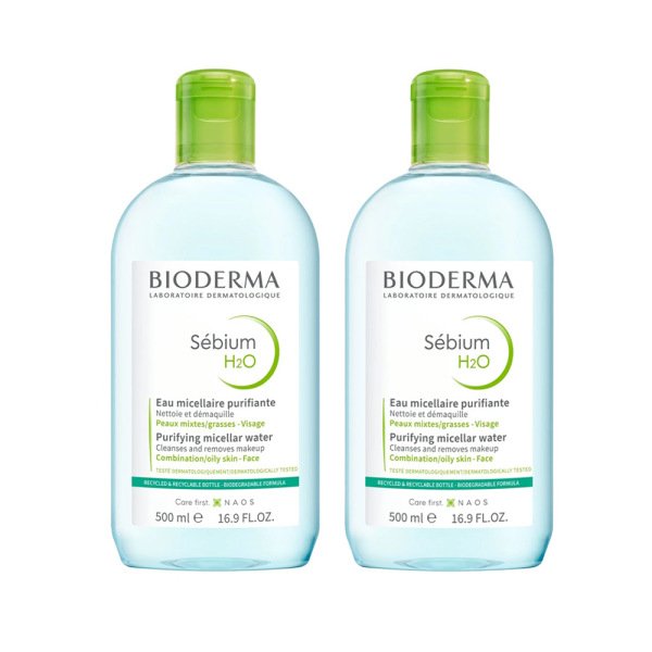 Bioderma Sebium H2O 500 ml Temizleme Suyu İkiz Set - 1