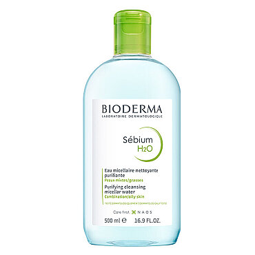 Bioderma Sebium H2O - Yüz ve Makyaj Temizleme Suyu 500 ml - Bioderma