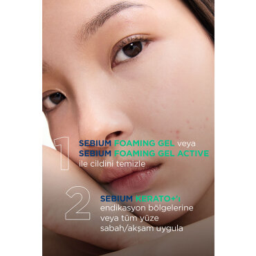 Bioderma Sebium Kerato+ Akne Eğilimli Ciltler İçin Jel Krem 30 ml PUANSIZDIR - 13
