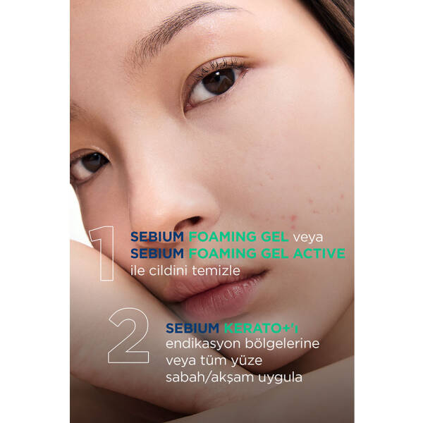 Bioderma Sebium Kerato+ Akne Eğilimli Ciltler İçin Jel Krem 30 ml PUANSIZDIR - 13