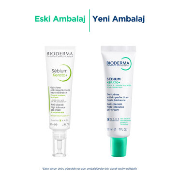 Bioderma Sebium Kerato+ Akne Eğilimli Ciltler İçin Jel Krem 30 ml PUANSIZDIR - 3