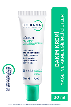 Bioderma Sebium Kerato+ Akne Eğilimli Ciltler İçin Jel Krem 30 ml PUANSIZDIR - Bioderma (1)