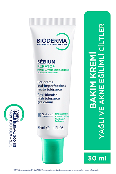 Bioderma Sebium Kerato+ Akne Eğilimli Ciltler İçin Jel Krem 30 ml PUANSIZDIR - 2