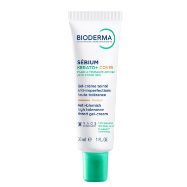 Bioderma Sebium Kerato+ Cover - Renkli Nemlendirici Bakım Kremi 30 ml - Bioderma