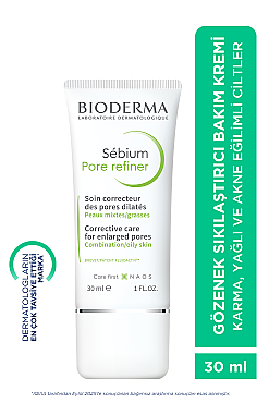 Bioderma Sebium Pore Refiner Bakım Kremi 30 ml PUANSIZDIR - Bioderma (1)