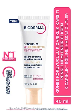 Bioderma Sensibio AR+ CC Cream SPF50+ Light - Nemlendirici CC Krem 40 ml - Bioderma (1)