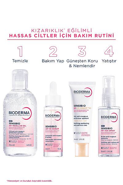Bioderma Sensibio AR+ CC Cream SPF50+ Light - Nemlendirici CC Krem 40 ml - 5