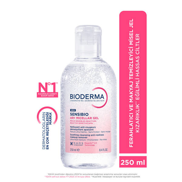 Bioderma Sensibio AR+ Durulama Gerektirmeyen Makyaj Temizleyici Misel Jel 250 ml - 2