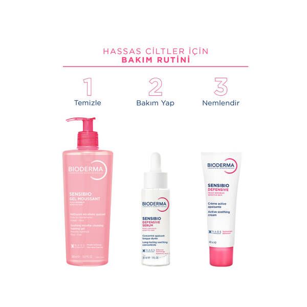 Bioderma Sensibio Foaming Gel Micellar Yüz Temizleme Jeli 500 ml PUANSIZDIR - 6
