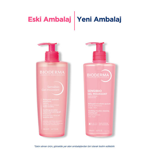 Bioderma Sensibio Foaming Gel Micellar Yüz Temizleme Jeli 500 ml PUANSIZDIR - 2