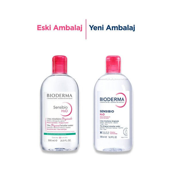 Bioderma Sensibio H2O Micellar Makyaj Temizleme Suyu 500 ml - 3