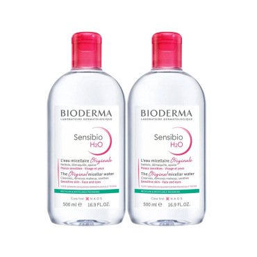 Bioderma Sensibio H2O Temizleme Suyu 500 ml İkiz Set PUANSIZDIR 