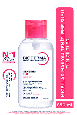 Bioderma Sensibio H2O Micellar Makyaj Temizleme Suyu 850 ml - Bioderma (1)