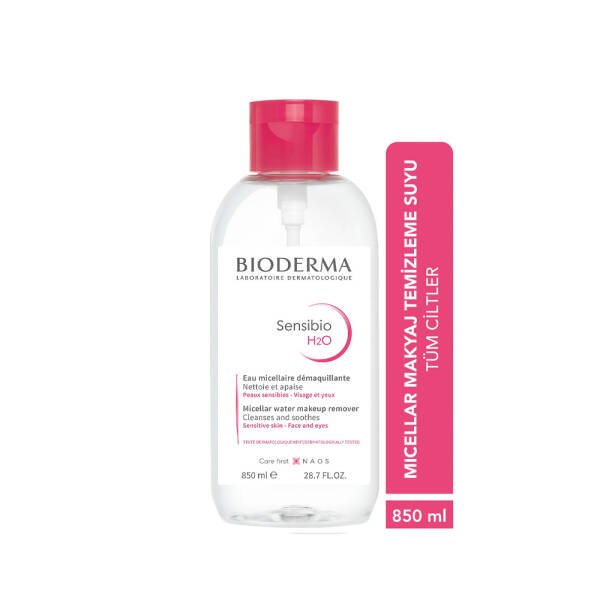 Bioderma Sensibio H2O Micellar Makyaj Temizleme Suyu 850 ml PUANSIZDIR - 2