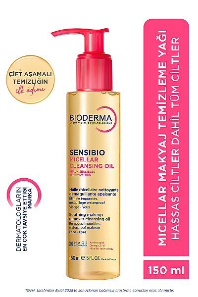 Bioderma Sensibio Micellar Cleansing Oil Makyaj Temizleme Yağı 150 ml - 2