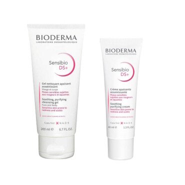 Bioderma Sensibio DS+ Cream + Sensibio DS+ Foaming Gel Bakım Kiti - 1