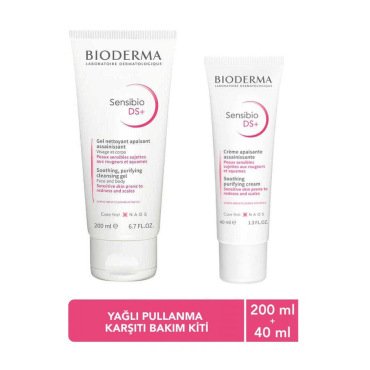 Bioderma Sensibio DS+ Cream + Sensibio DS+ Foaming Gel Bakım Kiti - 2