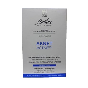 Bionike Aknet Active Peel 3 Asit İçeren Eskfoliye Edici Mendil - BioNike
