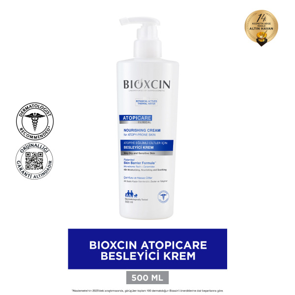 Bioxcin Atopicare Atopiye Eğilimli Ciltler İçin Besleyici Krem 500ml - 2