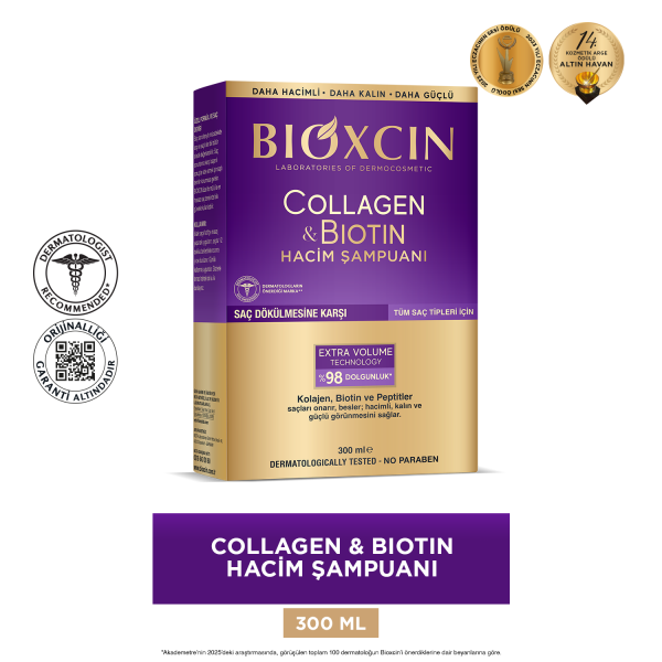 Bioxcin Collagen & Biotin Hacim Şampuanı 300ml - 2
