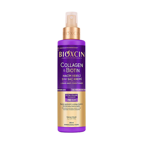 Bioxcin Collagen & Biotin Hacim Verici Sıvı Saç Kremi 200ml - 1