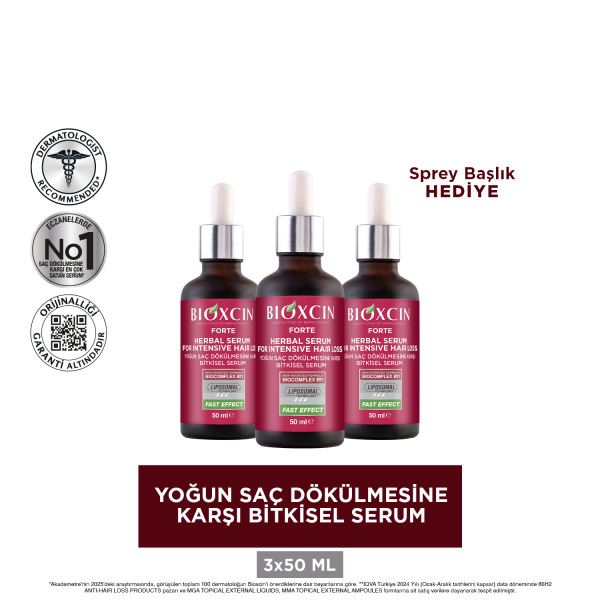 Bioxcin Forte Serum 3x50ml - 3